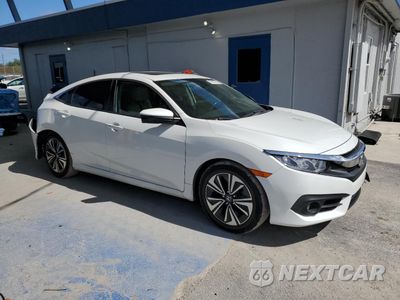 Czwarte zdjęcie samochodu z boku: 2017 HONDA CIVIC EXL VIN:19XFC1F72HE000922 - miniatura