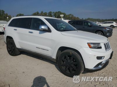 Czwarte zdjęcie samochodu z boku: 2014 JEEP GRAND CHEROKEE SUMMIT VIN:1C4RJFJT8EC346884 - miniatura