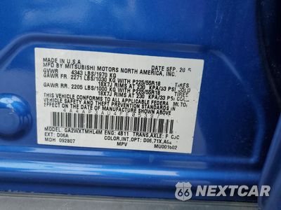Zdjęcie 12 z 12 samochodu: 2015 MITSUBISHI OUTLANDER SPORT ES VIN:4A4AP3AU4FE053971 - miniatura