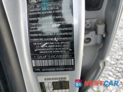 Zdjęcie 13 z 15 samochodu: 2012 LAND ROVER RANGE ROVER HSE LUXURY VIN:SALMF1E4XCA363365 - miniatura