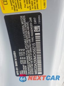 Zdjęcie 12 z 12 samochodu: 2021 BMW M4 COMPETITION VIN:WBS33AZ00MCH56215 - miniatura