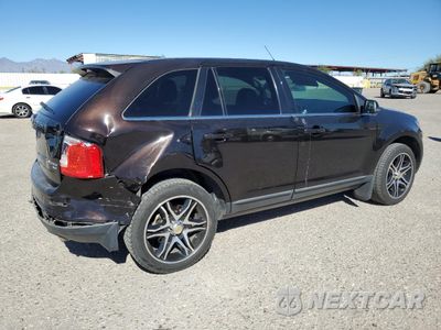 Trzecie zdjęcie samochodu z tyłu: 2014 FORD EDGE LIMITED VIN:2FMDK4KC6EBA25190 - miniatura