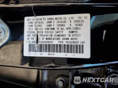 Zdjęcie 12 z 12 samochodu: 2010 ACURA TSX VIN:JH4CU2F68AC008547 - miniatura