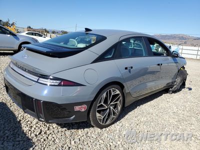 Trzecie zdjęcie samochodu z tyłu: 2024 HYUNDAI IONIQ 6 SEL VIN:KMHM34AAXRA071636 - miniatura