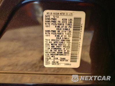 Zdjęcie 13 z 15 samochodu: 2013 NISSAN ROGUE S VIN:JN8AS5MT4DW534111 - miniatura