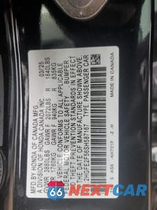 Zdjęcie 12 z 12 samochodu: 2025 HONDA CIVIC SPORT VIN:2HGFE2F56SH587167 - miniatura