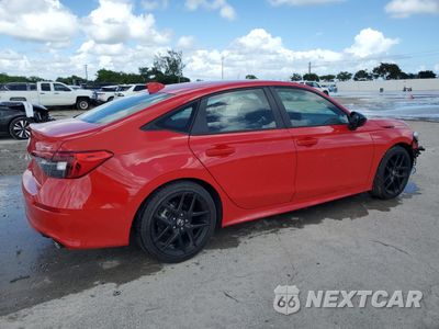 Trzecie zdjęcie samochodu z tyłu: 2023 HONDA CIVIC SPORT VIN:2HGFE2F54PH510336 - miniatura