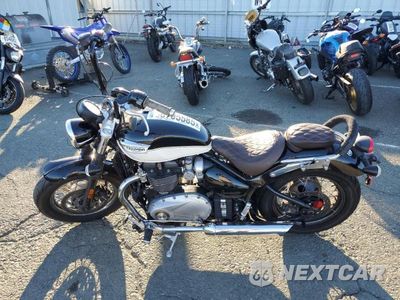 Trzecie zdjęcie samochodu z tyłu: 2023 TRIUMPH MOTORCYCLE BONNEVILLE SPEEDMASTER VIN:SMTD46HL2PTBC1595 - miniatura