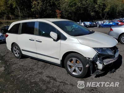 Czwarte zdjęcie samochodu z boku: 2019 HONDA ODYSSEY EX VIN:5FNRL6H58KB016114 - miniatura