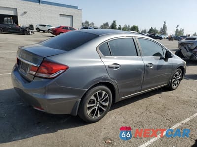 Trzecie zdjęcie samochodu z tyłu: 2013 HONDA CIVIC EXL VIN:19XFB2F90DE235534 - miniatura