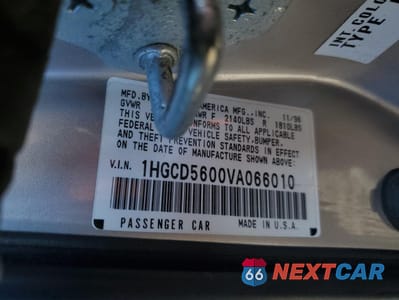Zdjęcie 13 z 15 samochodu: 1997 HONDA ACCORD SE VIN:1HGCD5600VA066010 - miniatura