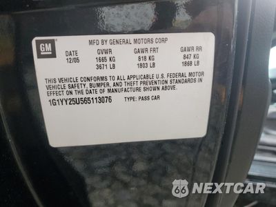 Zdjęcie 12 z 12 samochodu: 2006 CHEVROLET CORVETTE VIN:1G1YY25U565113076 - miniatura