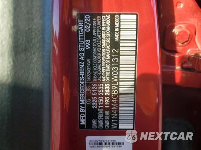 Zdjęcie 25 z 26 samochodu: 2020 MERCEDES-BENZ GLB 250 VIN:W1N4M4GB9LW031312 - miniatura