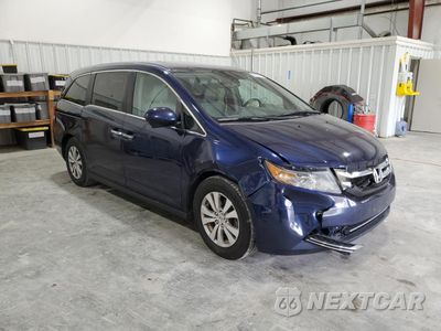 Czwarte zdjęcie samochodu z boku: 2016 HONDA ODYSSEY EXL VIN:5FNRL5H67GB133385 - miniatura