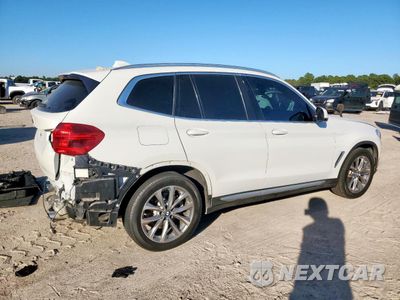 Trzecie zdjęcie samochodu z tyłu: 2019 BMW X3 SDRIVE30I VIN:5UXTR7C58KLR51274 - miniatura