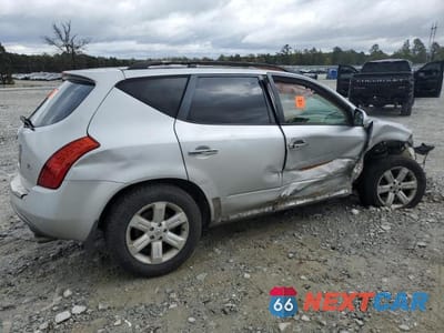 Trzecie zdjęcie samochodu z tyłu: 2006 NISS MURANO VIN:JN8AZ08T36W417633 - miniatura