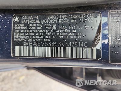 Zdjęcie 12 z 13 samochodu: 2003 BMW 330I VIN:WBAEV53453KM28140 - miniatura