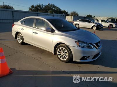 Czwarte zdjęcie samochodu z boku: 2019 NISSAN SENTRA S VIN:3N1AB7AP7KY239950 - miniatura