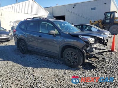 Czwarte zdjęcie samochodu z boku: 2022 SUBARU FORESTER SPORT VIN:JF2SKAJCXNH511422 - miniatura