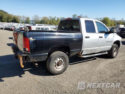 Trzecie zdjęcie samochodu z tyłu: 2003 DODGE RAM 2500 ST VIN:3D7KU28D13G701927 - miniatura