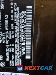 Zdjęcie 12 z 12 samochodu: 2012 BMW 135 I VIN:WBAUN7C53CVM25798 - miniatura