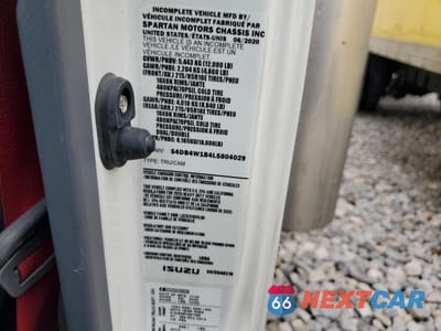 Zdjęcie 12 z 13 samochodu: 2020 ISUZU NPR VIN:54DB4W1B4LS804029 - miniatura
