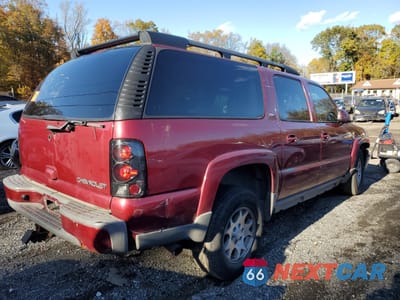 Trzecie zdjęcie samochodu z tyłu: 2004 CHEVROLET SUBURBAN K1500 VIN:3GNFK16Z84G313872 - miniatura