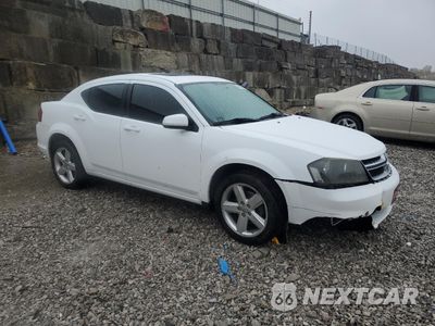 Czwarte zdjęcie samochodu z boku: 2012 DODGE AVENGER SXT VIN:1C3CDZCB4CN148084 - miniatura