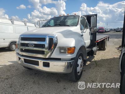 2006 FORD F650 SUPER DUTY FLATBED TRUCK 3FRNF65E96V323784 - główne zdjęcie licytacji z USA - miniatura