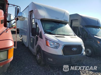 Czwarte zdjęcie samochodu z boku: 2021 FORD TRANSIT T- - DELIVERY TRUCK VIN:1FDEU6PG9MKA34203 - miniatura