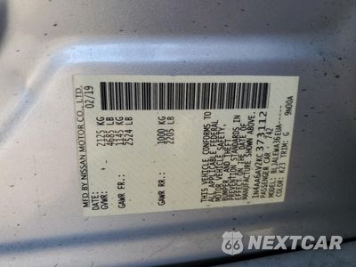 Zdjęcie 12 z 12 samochodu: 2019 NISSAN MAXIMA S VIN:1N4AA6AV2KC373112 - miniatura