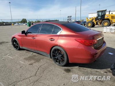 Drugie zdjęcie samochodu z przodu: 2014 INFINITI Q50 HYBRID PREMIUM VIN:JN1AV7AR7EM700189 - miniatura