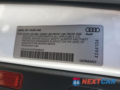 Zdjęcie 13 z 14 samochodu: 2023 AUDI A4 PREMIUM PLUS 45 VIN:WAUEAAF4XPN006322 - miniatura
