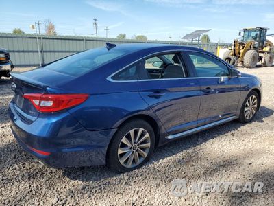 Trzecie zdjęcie samochodu z tyłu: 2017 HYUNDAI SONATA SPORT VIN:5NPE34AF9HH545099 - miniatura