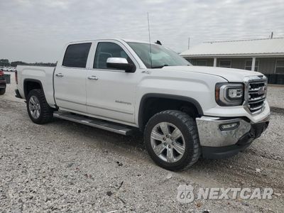 Czwarte zdjęcie samochodu z boku: 2017 GMC SIERRA K1500 SLT VIN:3GTU2NEC7HG357873 - miniatura