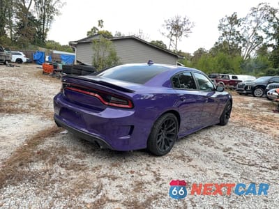Czwarte zdjęcie samochodu z boku: 2019 DODGE CHARGER SRT HELLCAT VIN:2C3CDXL98KH711937 - miniatura