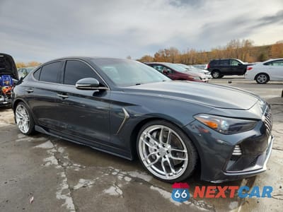 Czwarte zdjęcie samochodu z boku: 2019 GENESIS G70 ELITE VIN:KMTG74LE3KU011001 - miniatura