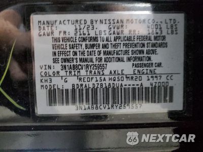 Zdjęcie 12 z 15 samochodu: 2024 NISSAN SENTRA SV VIN:3N1AB8CV1RY259557 - miniatura