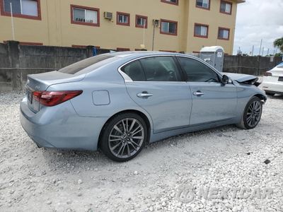 Trzecie zdjęcie samochodu z tyłu: 2018 INFINITI Q50 LUXE VIN:JN1EV7AP2JM590372 - miniatura