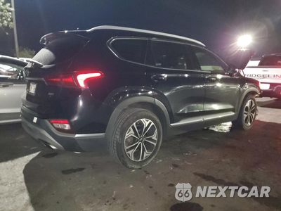 Trzecie zdjęcie samochodu z tyłu: 2020 HYUNDAI SANTA FE SEL VIN:5NMS33AA1LH206487 - miniatura
