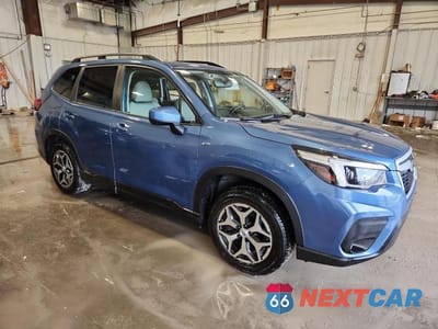Czwarte zdjęcie samochodu z boku: 2021 SUBARU FORESTER PREMIUM VIN:JF2SKAFC8MH477813 - miniatura