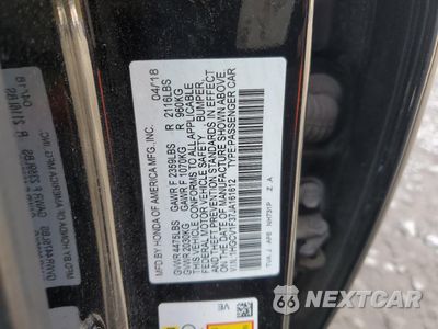 Zdjęcie 12 z 13 samochodu: 2018 HONDA ACCORD SPORT VIN:1HGCV1F37JA161612 - miniatura