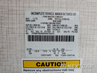Zdjęcie 10 z 11 samochodu: 2023 FORD F53 - RV VIN:1F66F5DN5P0A12413 - miniatura
