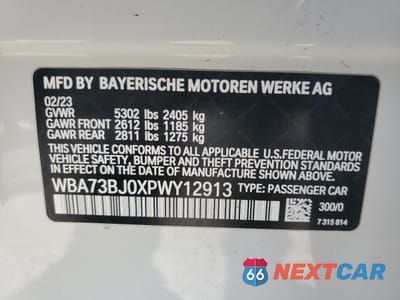 Zdjęcie 13 z 16 samochodu: 2023 BMW 540 XI VIN:WBA73BJ0XPWY12913 - miniatura