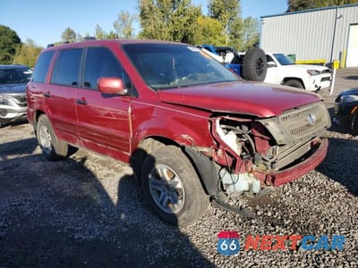 Czwarte zdjęcie samochodu z boku: 2005 HONDA PILOT EX VIN:2HKYF18415H548808 - miniatura