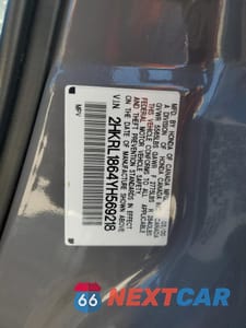 Zdjęcie 14 z 14 samochodu: 2000 HONDA ODYSSEY EX VIN:2HKRL1864YH569218 - miniatura