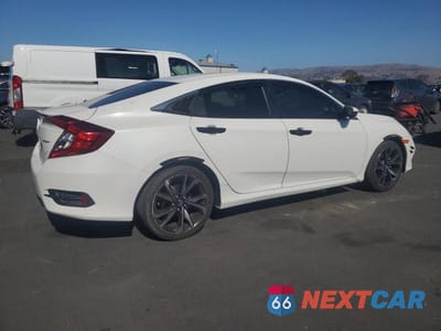 Trzecie zdjęcie samochodu z tyłu: 2019 HONDA CIVIC SPORT VIN:2HGFC2F85KH558324 - miniatura