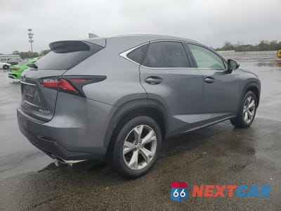 Trzecie zdjęcie samochodu z tyłu: 2017 LEXUS NX 200T BASE VIN:JTJBARBZ3H2104419 - miniatura