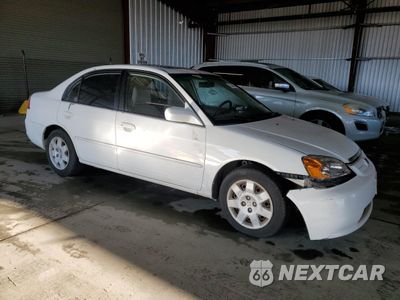 Czwarte zdjęcie samochodu z boku: 2002 HONDA CIVIC EX VIN:2HGES26732H507068 - miniatura