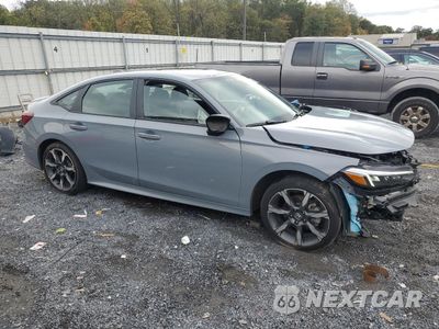 Czwarte zdjęcie samochodu z boku: 2025 HONDA CIVIC SPORT VIN:2HGFE4F80SH314537 - miniatura